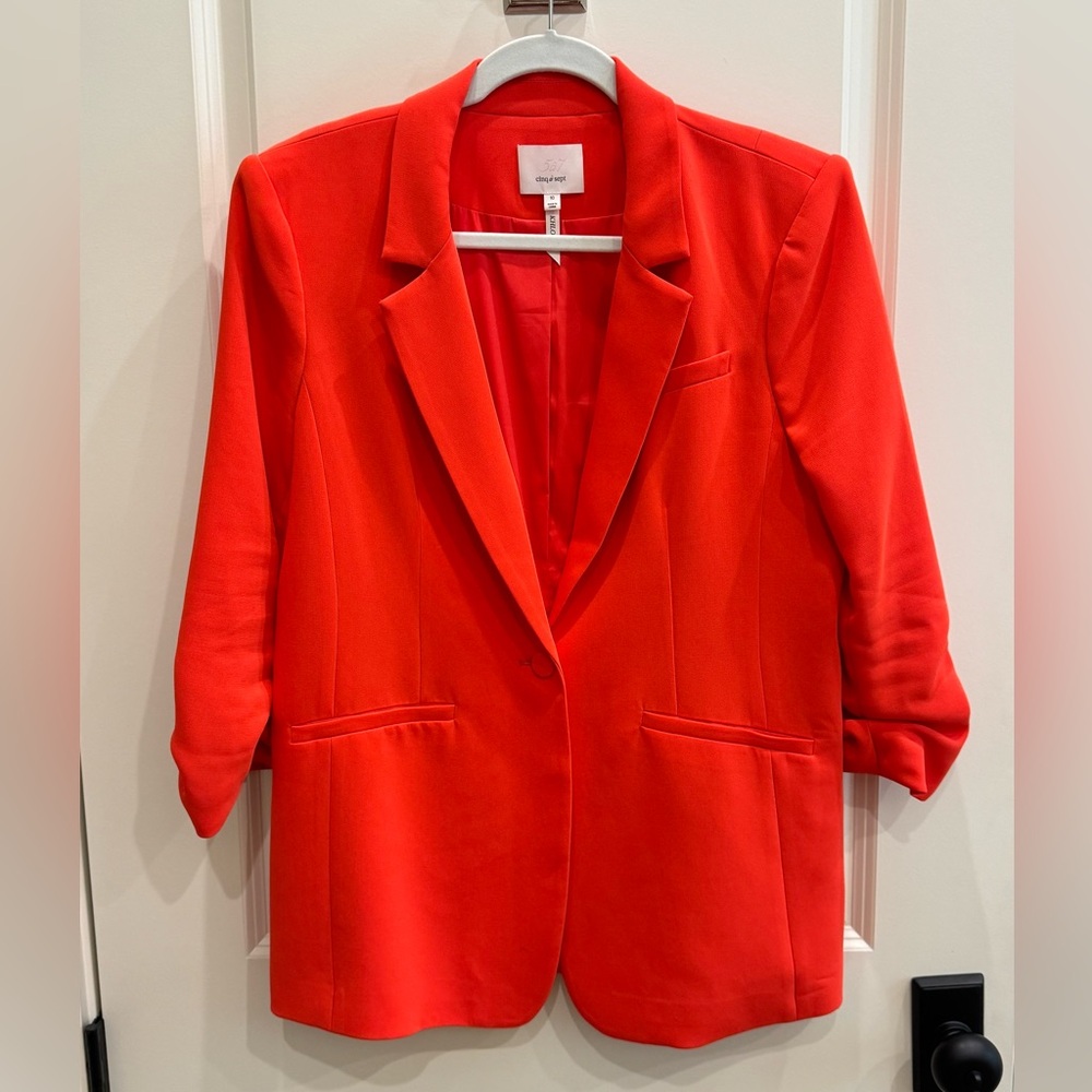 Cinq a Sept Blazer. Size 10. Red blazer